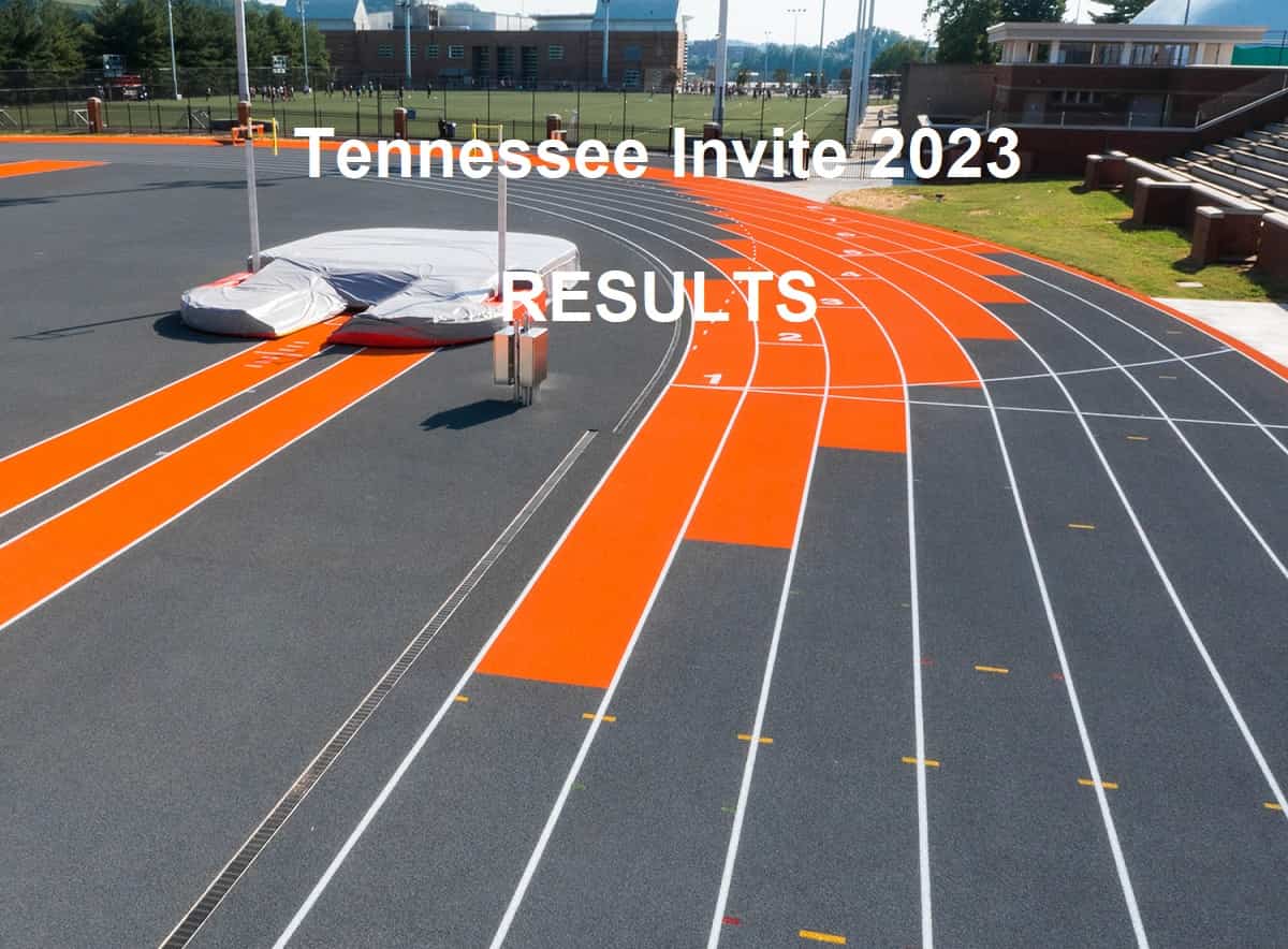 Tennessee Invite 2023 Results Watch Athletics